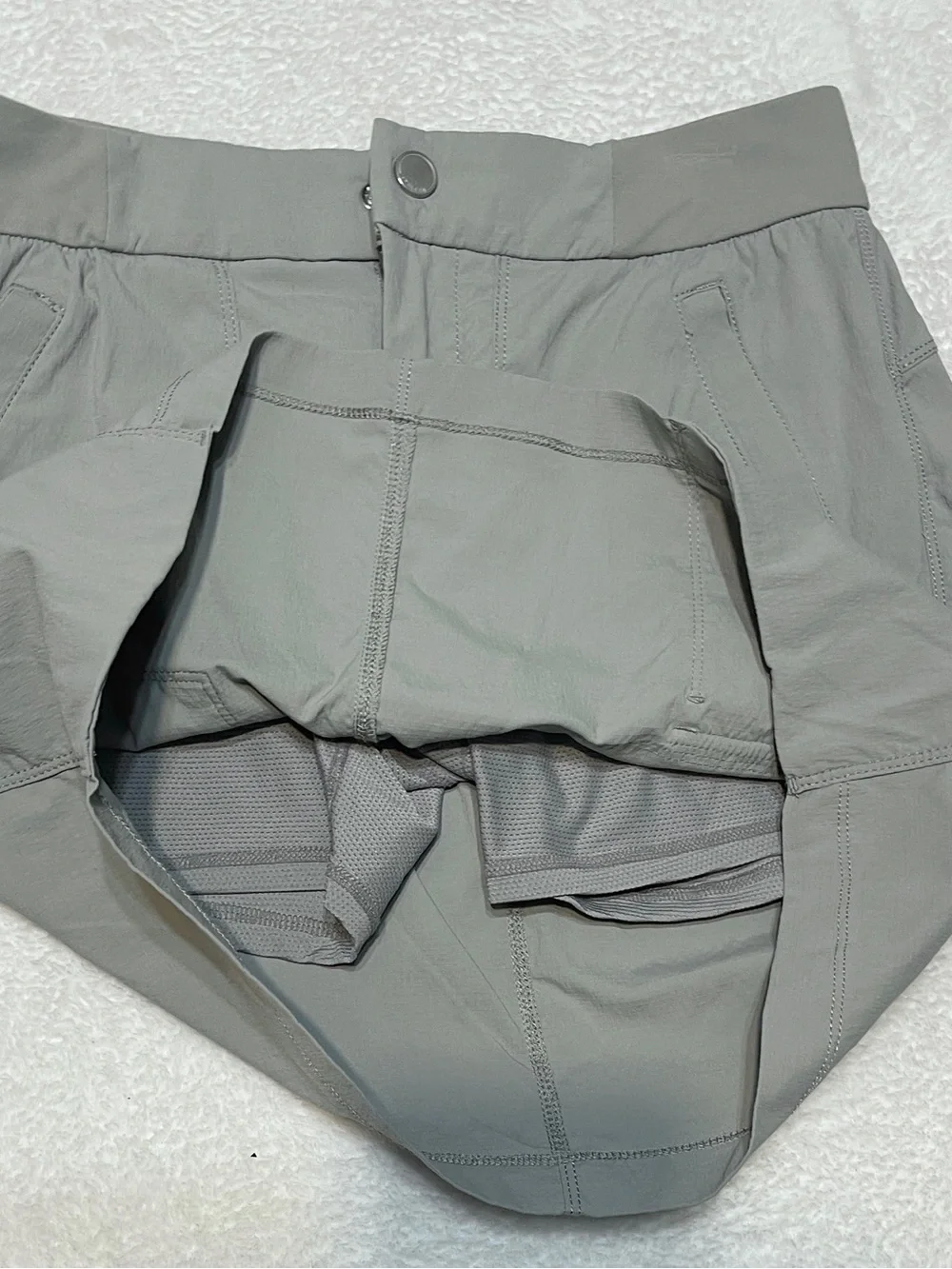 Athleta Trekkie Skort Skirt Galactic Gray Athletic Sport Tennis Casual Women's 2